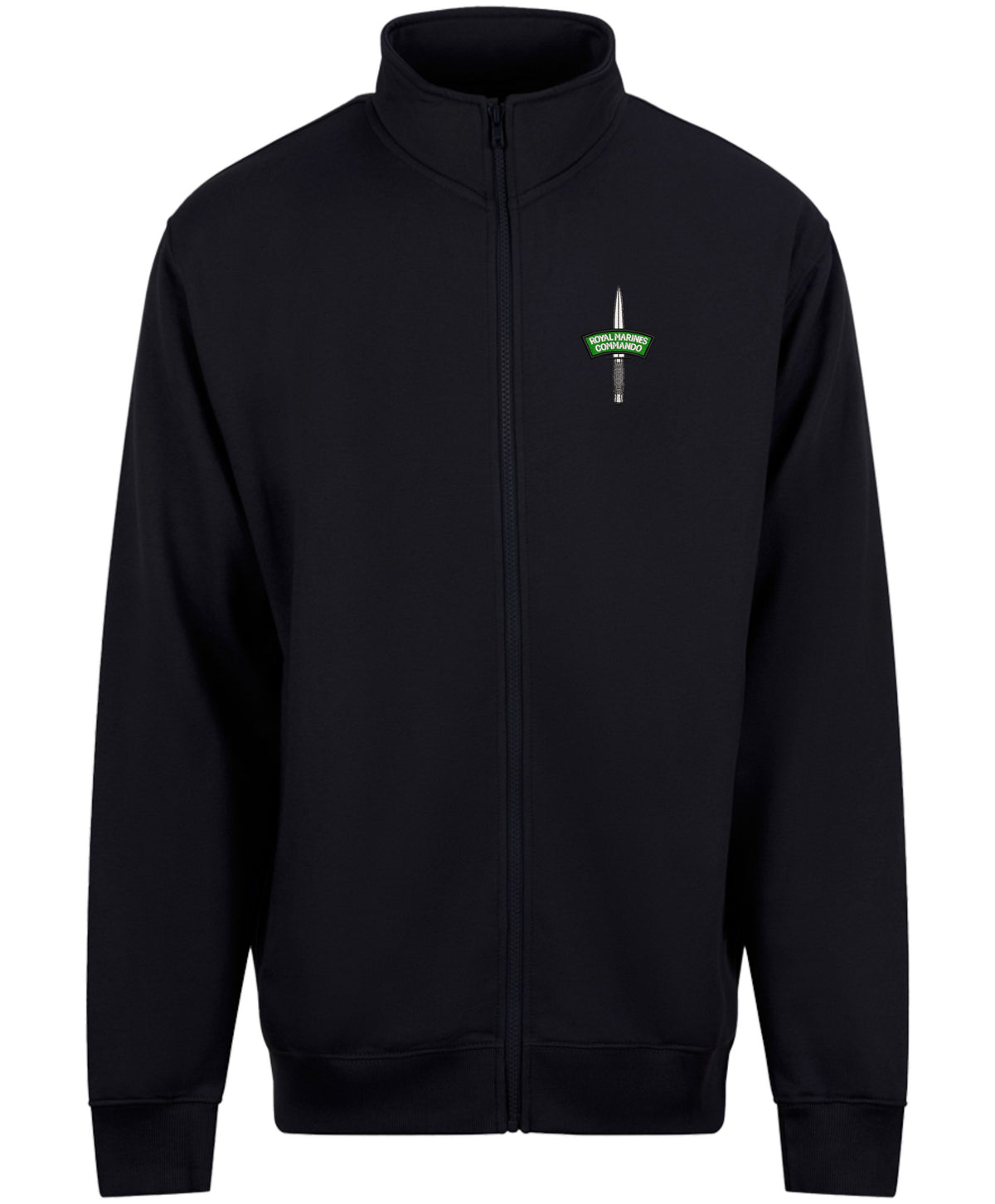 Royal Marines Dagger Full Zip Sweatshirt – Premium Embroidered Commando Clothing