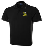 Merchant Navy Two Tone Polo Shirt | Embroidered Maritime Polo UK