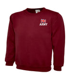 Army (New Logo) Sweatshirt | British Army Military Embroidered Crew Neck UK