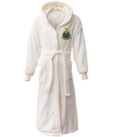 Royal Marines Globe & Laurel Unisex Hooded Cuffed Robe – Premium Embroidered Military Changing Robe
