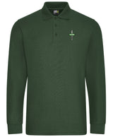 Royal Marines Dagger Long Sleeve Piqué Polo Shirt – Premium Embroidered Military Clothing