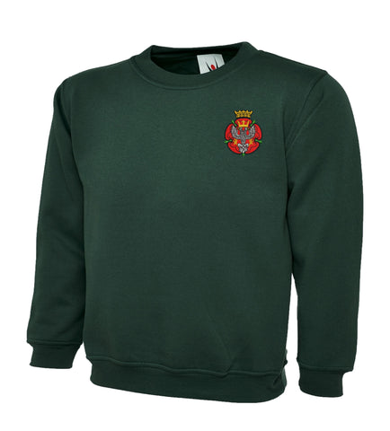 Royal Mercian and Lancastrian Yeomanry Sweatshirt – Military Embroidered Regimental Clothing UK