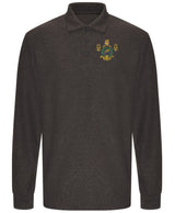 Royal Marines Band Long Sleeve Piqué Polo Shirt –Embroidered Military Polo