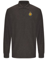 Royal Corps of Transport Long Sleeve Piqué Polo Shirt – Embroidered RCT Polo