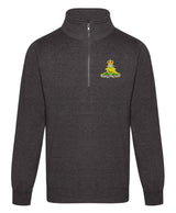 Royal Artillery 1/4 Zip Sweatshirt – Embroidered RA Quarter Zip