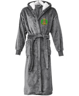 Royal Hampshire Regiment Unisex Hooded Cuffed Robe – Embroidered Military Robe