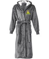 Royal Artillery Unisex Hooded Cuffed Robe – Embroidered RA Changing Robe