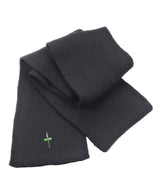 Royal Marines Dagger Heavy Knit Scarf – Embroidered Commando Military Scarf UK