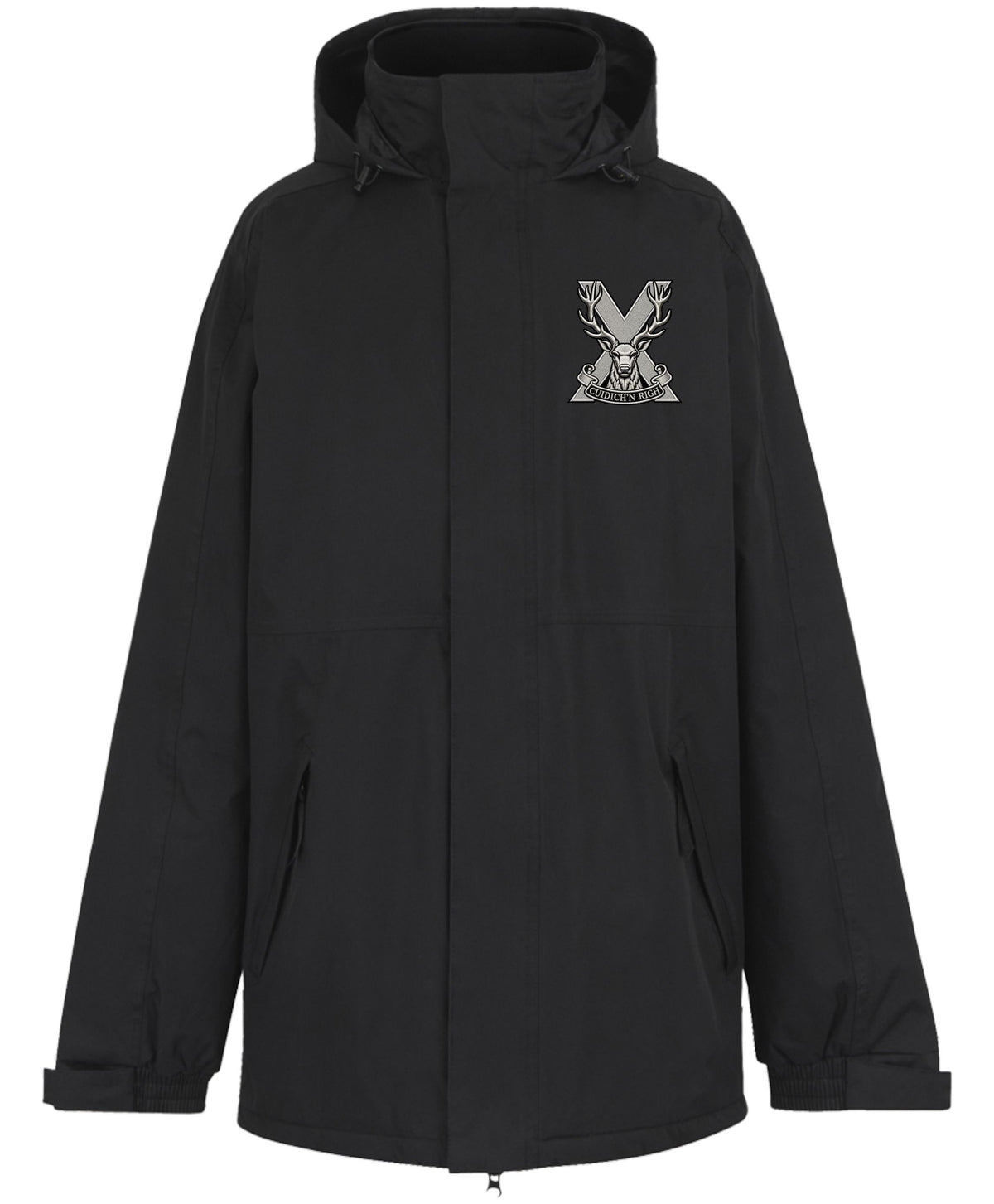 Highland Brigade Regatta Dover Parka Jacket – Embroidered Military Waterproof Coat