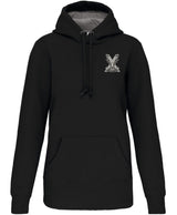 Highland Brigade Kariban Heavy Contrast Hoodie – Embroidered Military Hooded Sweatshirt