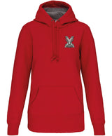 Highland Brigade Kariban Heavy Contrast Hoodie – Embroidered Military Hooded Sweatshirt