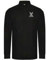 Highland Brigade Long Sleeve Piqué Polo Shirt – Embroidered Military Regiment Polo | British Army Clothing UK