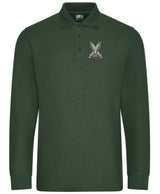 Highland Brigade Long Sleeve Piqué Polo Shirt – Embroidered Military Regiment Polo | British Army Clothing UK
