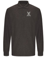Highland Brigade Long Sleeve Piqué Polo Shirt – Embroidered Military Regiment Polo | British Army Clothing UK