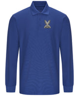 Highland Brigade Long Sleeve Piqué Polo Shirt – Embroidered Military Regiment Polo | British Army Clothing UK
