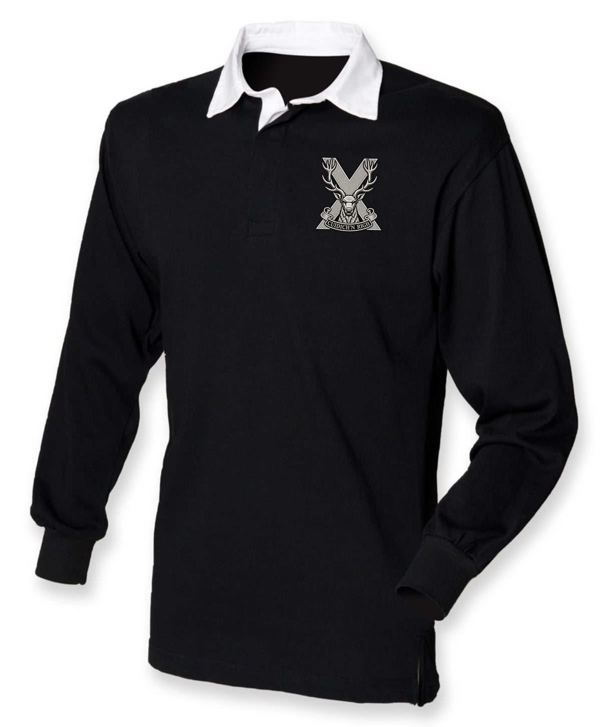 Highland Brigade Embroidered Rugby Shirt | British Army Regimental Rugby Shirt UK