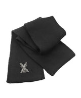 Highland Brigade Heavy Knit Scarf – Embroidered Military Regiment Winter Scarf UK