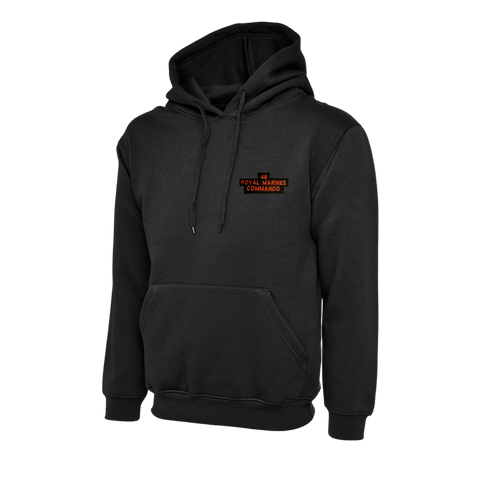 48 Royal Marines Commando Hoodie - Black