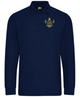 Royal Marines Band Long Sleeve Piqué Polo Shirt –Embroidered Military Polo