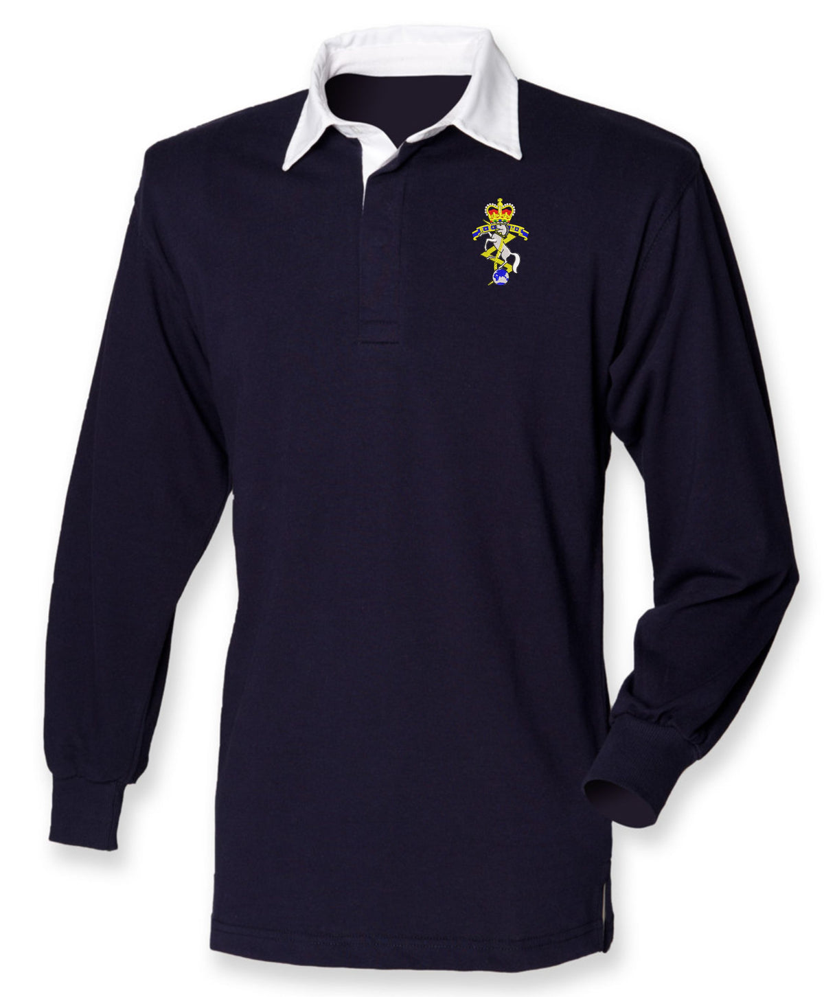 REME Rugby Shirt – Embroidered Royal Electrical & Mechanical Engineers Clothing