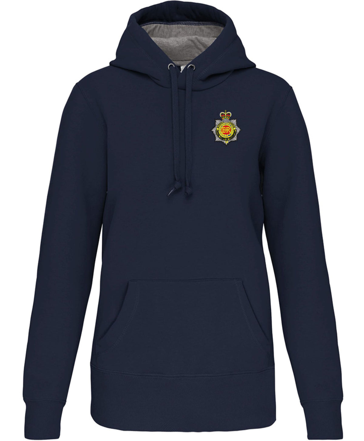 Royal Corps of Transport Kariban Heavy Contrast Hoodie – Embroidered RCT Hoodie