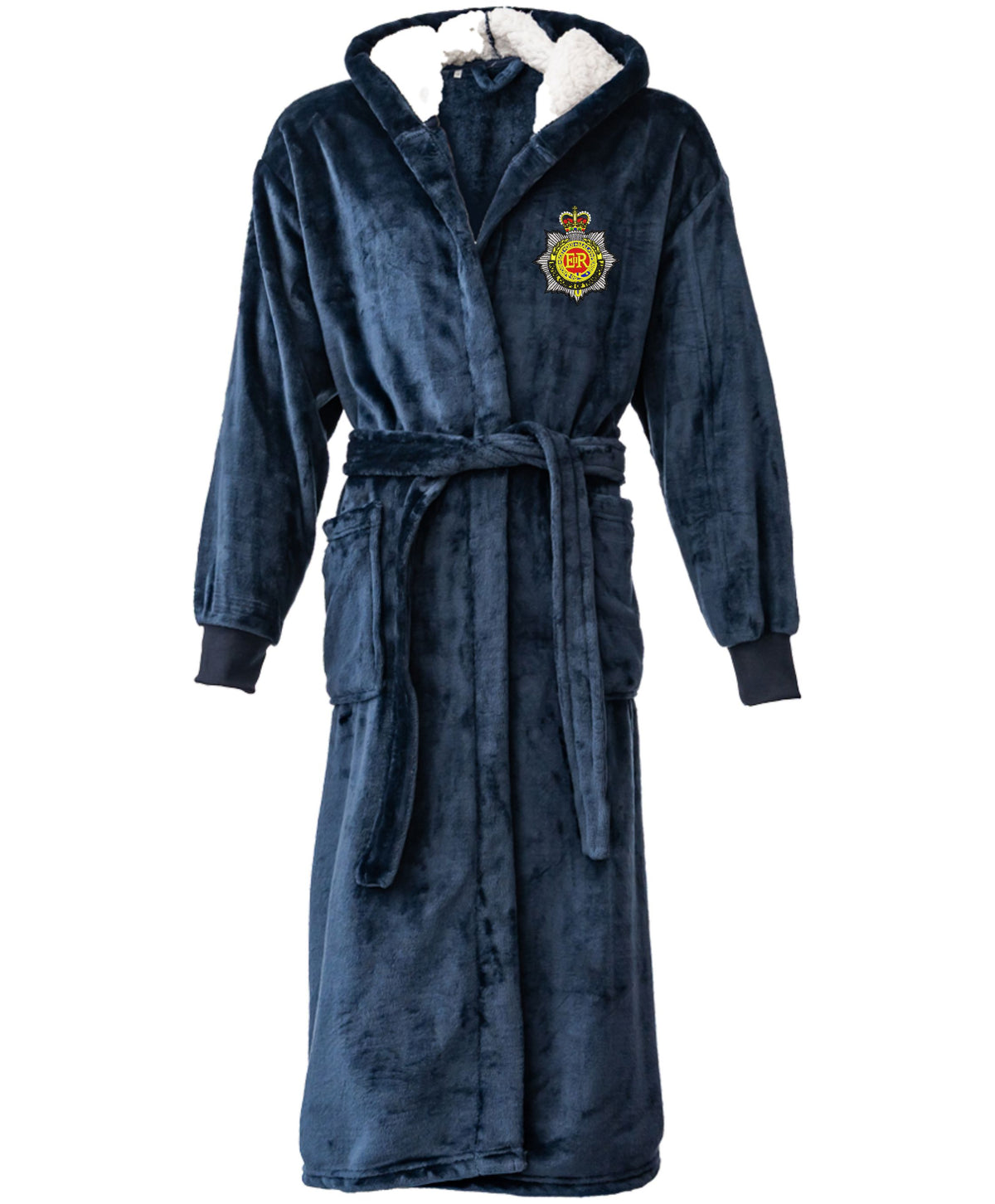 Royal Corps of Transport Unisex Hooded Cuffed Robe – Embroidered RCT Robe