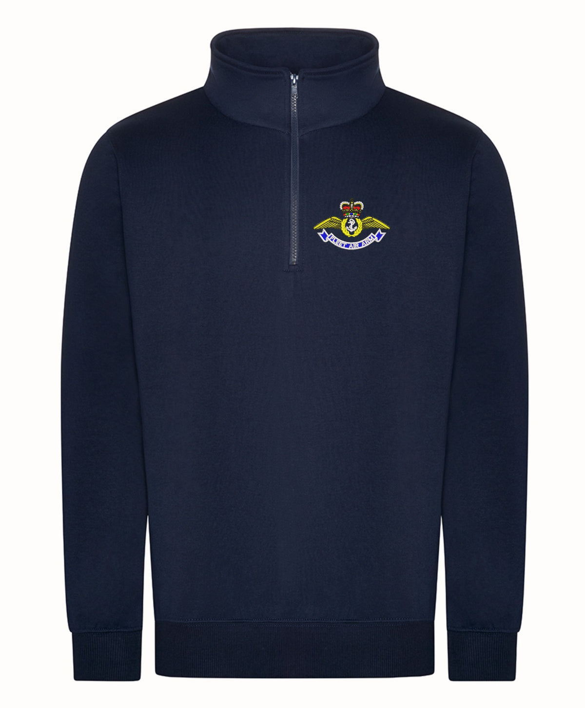 Fleet Air Arm 1/4 Zip Sweatshirt – Embroidered Royal Navy Clothing