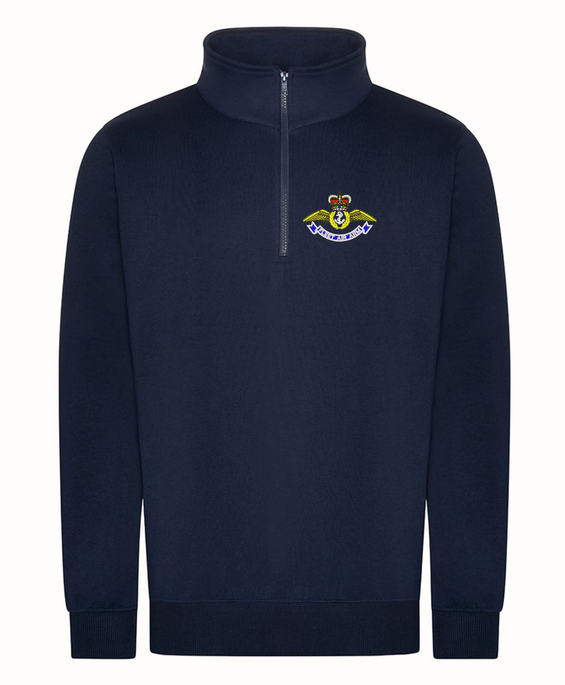 Fleet Air Arm 1/4 Zip Sweatshirt – Embroidered Royal Navy Clothing