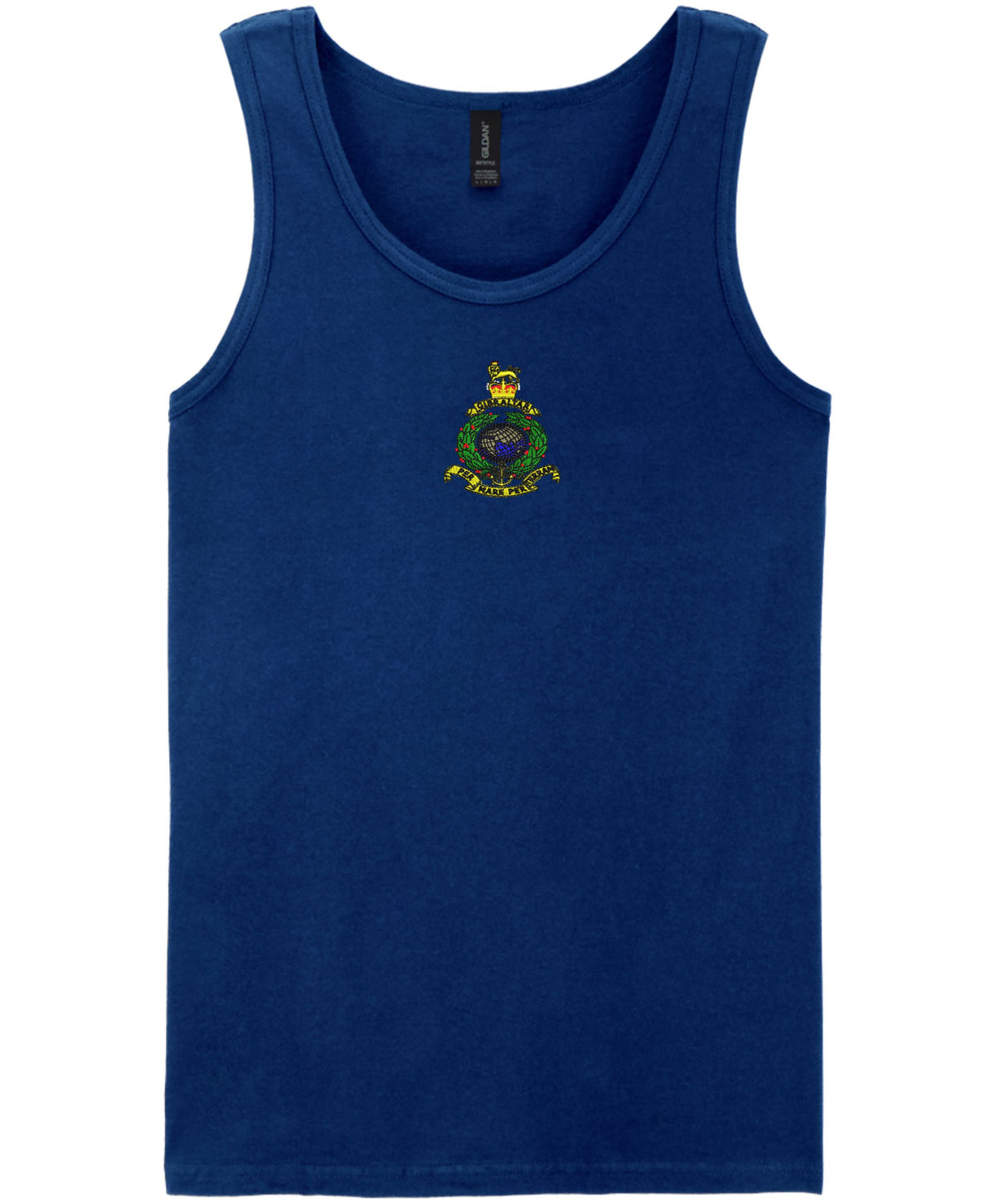 Royal Marines Globe & Laurel Vest – Military Commando Sleeveless Top