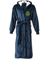 Royal Hampshire Regiment Unisex Hooded Cuffed Robe – Embroidered Military Robe