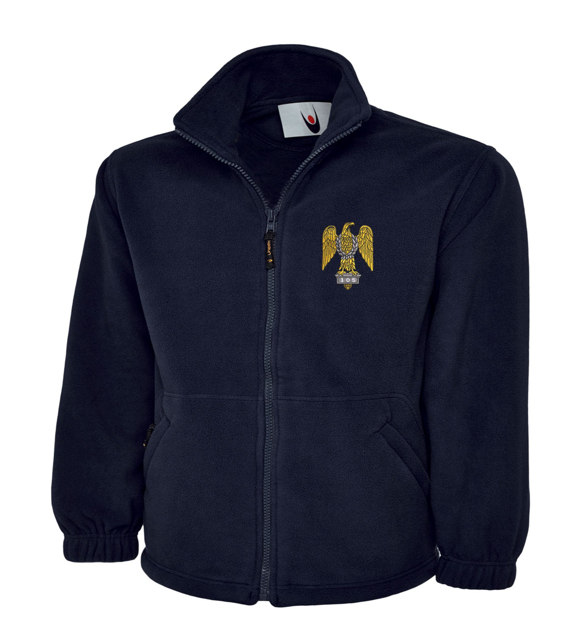 105 Eagle Fleece Jacket UK | Military Embroidered Veteran Fleece