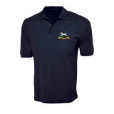 The Queen's Own Hussars Polo Shirt - Navy