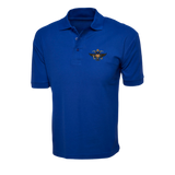 1st The Queen's Dragoon Guards Polo Shirt - Royal Blue