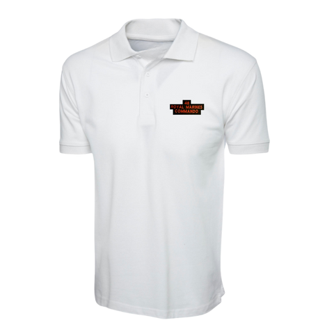 48 Royal Marines Commando Polo Shirt - White