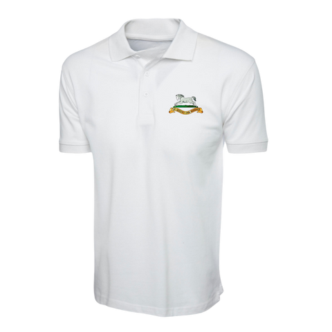 The Queen's Own Hussars Polo Shirt - White