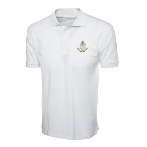 8th King's Royal Irish Hussars Polo Shirt - White