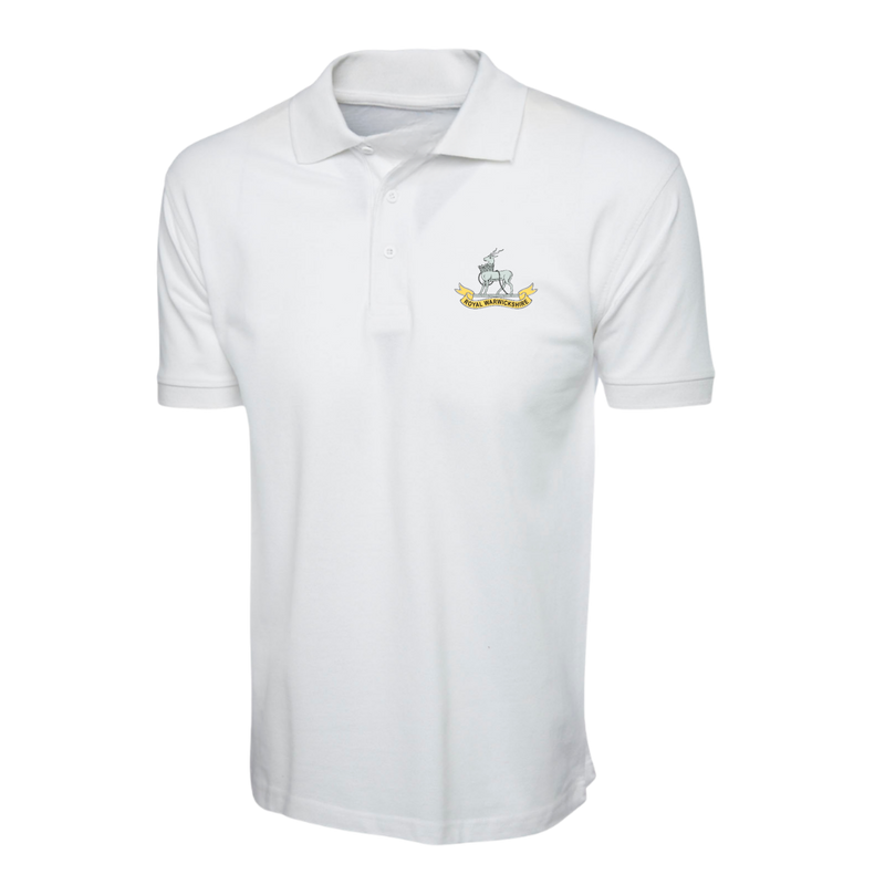 Royal Warwickshire Regiment Polo Shirt - White
