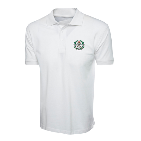 Small Arms School Corps Polo Shirt - White
