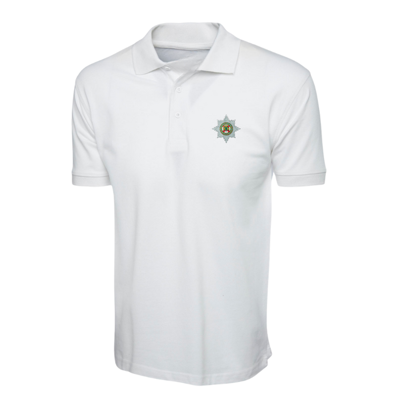 Irish Guards Polo Shirt - White
