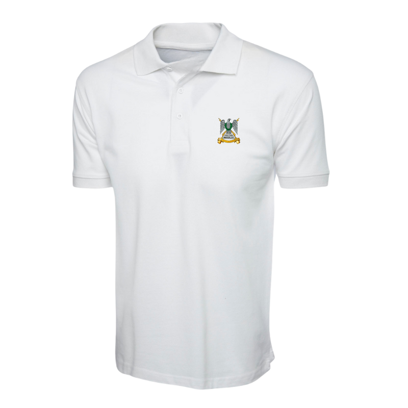 Royal Scots Dragoon Guards Polo Shirt - White