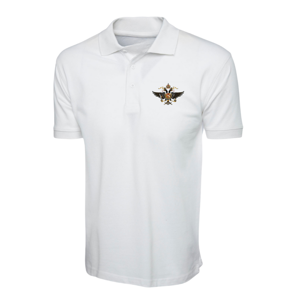 1st The Queen's Dragoon Guards Polo Shirt - White