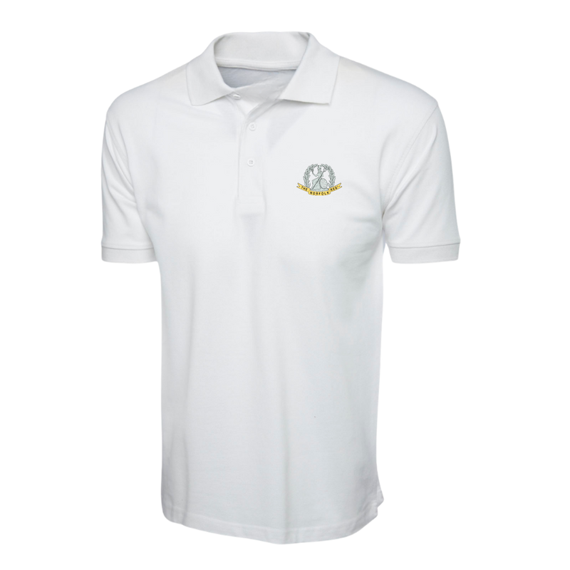 Royal Norfolk Regiment Polo Shirt - White
