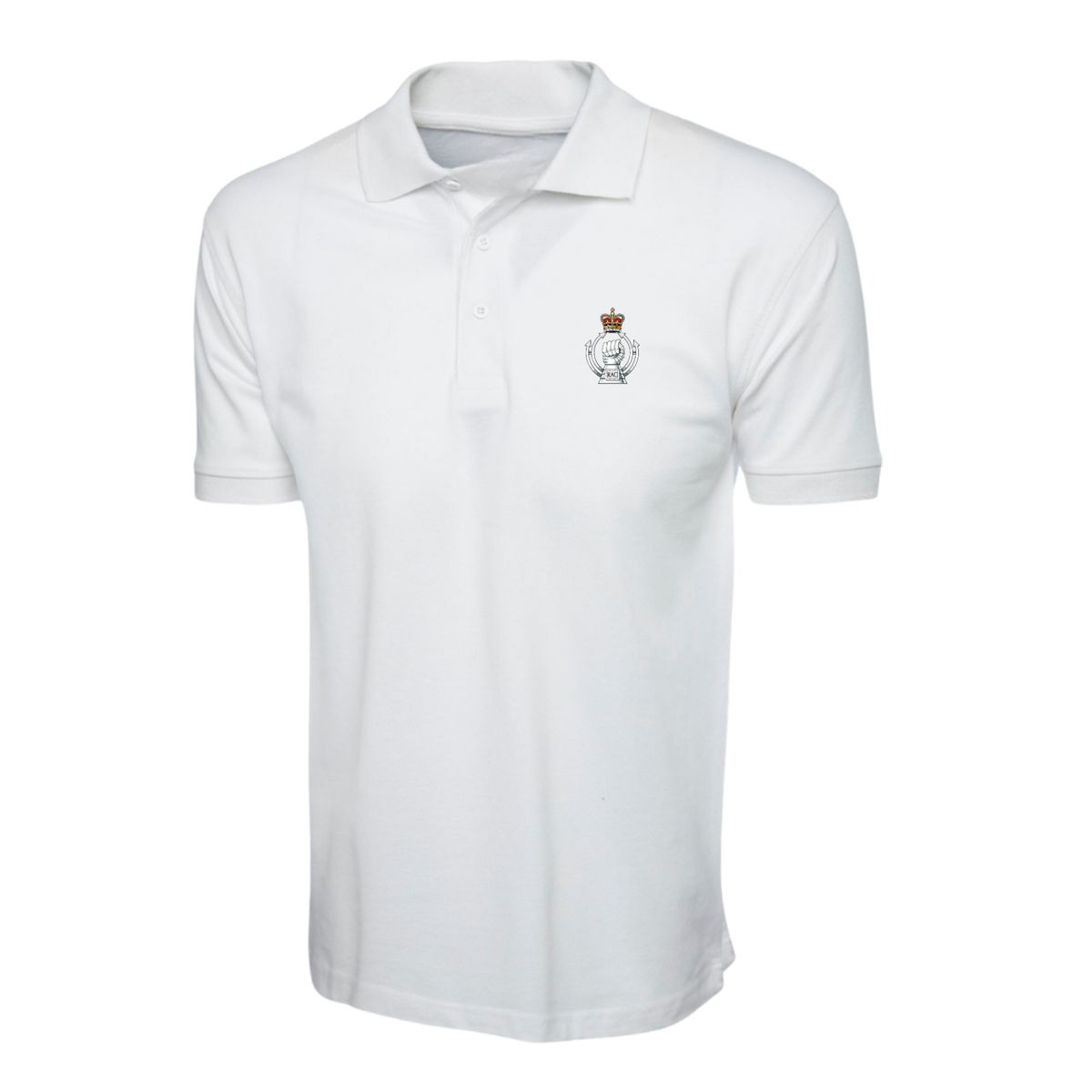 Royal Armoured Corps Polo Shirt - White