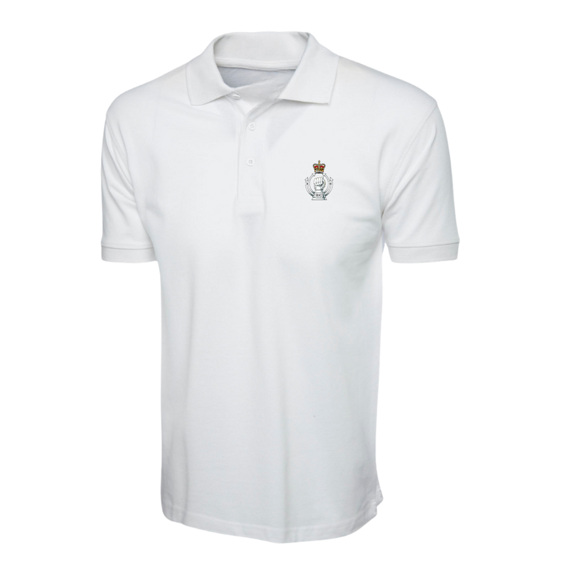 Royal Armoured Corps Polo Shirt - White