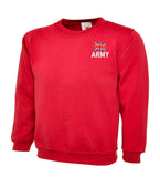 Army (New Logo) Sweatshirt | British Army Military Embroidered Crew Neck UK