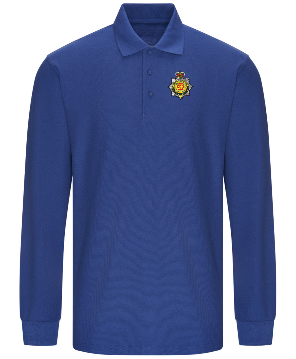 Royal Corps of Transport Long Sleeve Piqué Polo Shirt – Embroidered RCT Polo