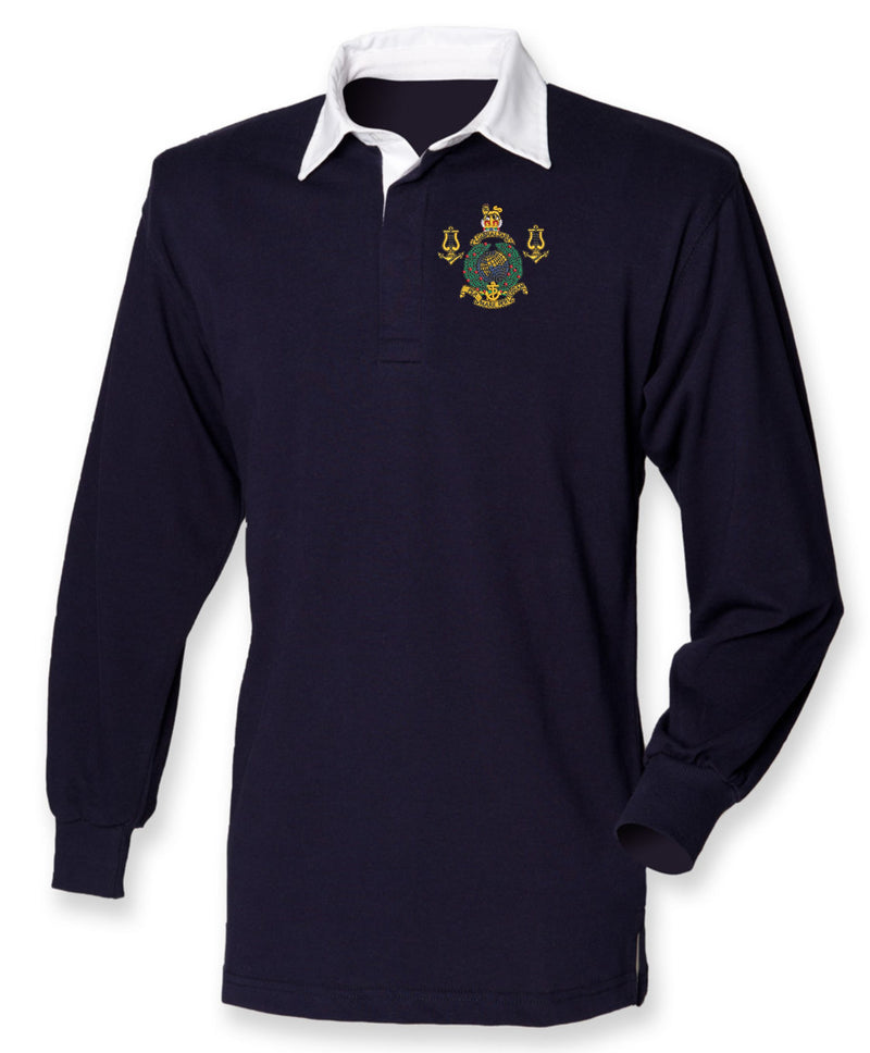 Royal Marines Band Rugby Shirt – Premium Embroidered Military Rugby Shirt UK