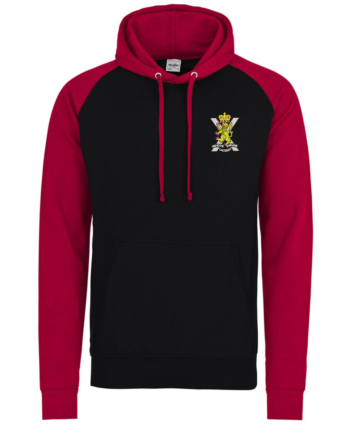 Royal Regiment of Scotland Contrast Hoodie – Embroidered Military Hoodie