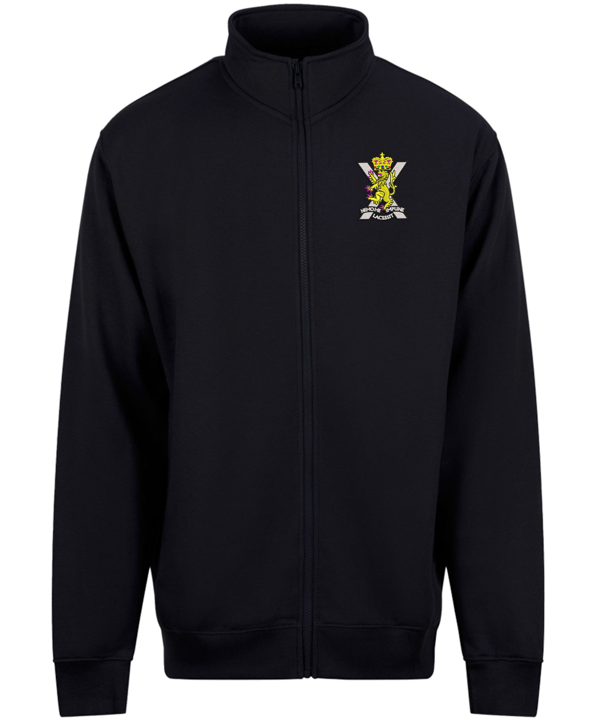 Royal Regiment of Scotland Full Zip Sweatshirt – Embroidered Military Regimental Clothing UK