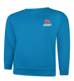 Army (New Logo) Sweatshirt | British Army Military Embroidered Crew Neck UK